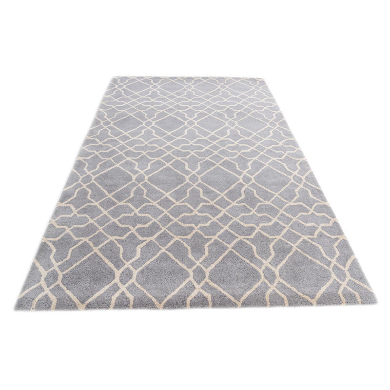 Tapis gris clair Oharare