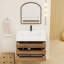 Meuble-lavabo mural simple l 30 po x P 20 po x H 21 po-1122572718