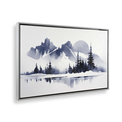 Impression sur toile Moonlit Mountain Majesty 