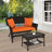 Nathanael 2 - Person Patio Conversation Set with Cushions-1528686261-1528686250