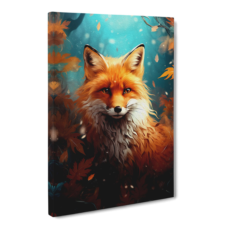 Fox Digital - Print, 76cm H x 50cm W x 3cm D