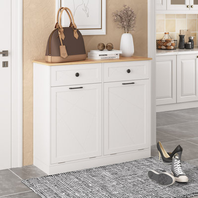 Poubelle en bois 10 gallons