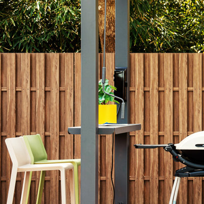 Robinet mural à 6 prises Mirador Pergola avec 2 ports USB-A