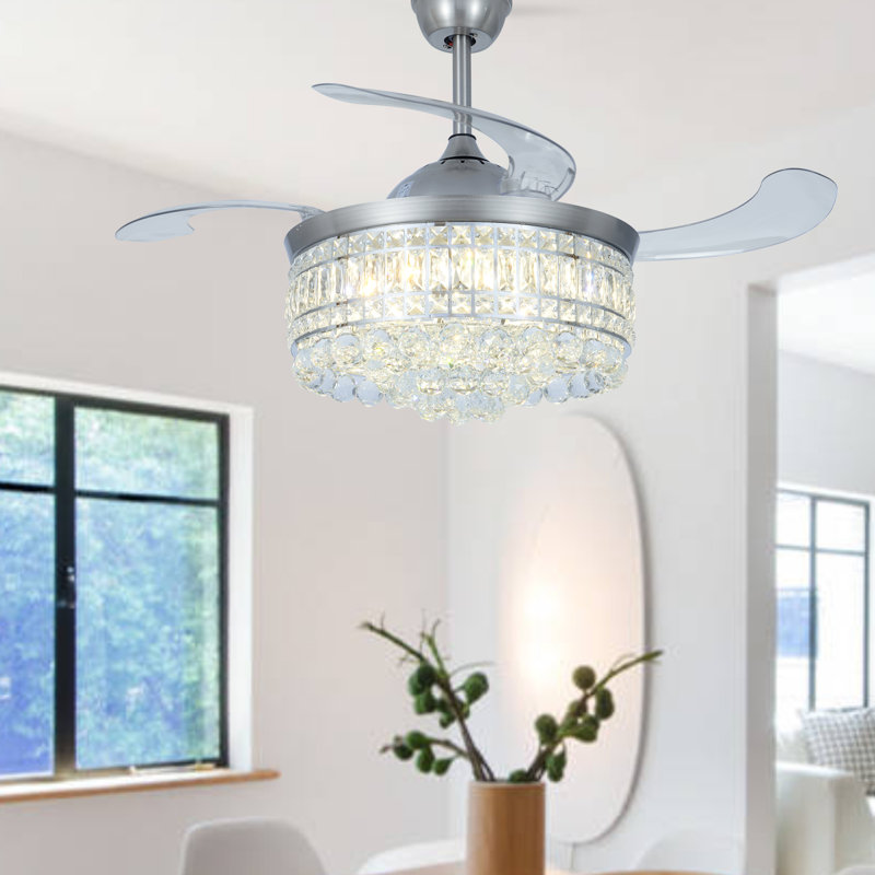 Deshuna 42'' Ceiling Fan with LED Lights