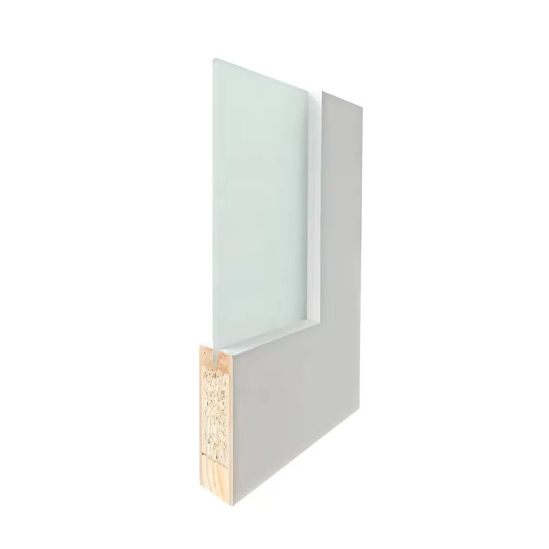 Porte intérieure en verre givré 5 pièces, 32 po x 80 po