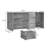 Daryiah 62.99'' Solid Wood Sideboard-1468869892