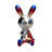 Statement Making Gradient Bunny Decor with Resin Construction
