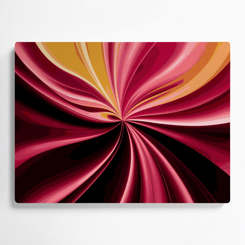 Gradient abstrait 29, art mural en métal brun, H 11 po x l 14 po