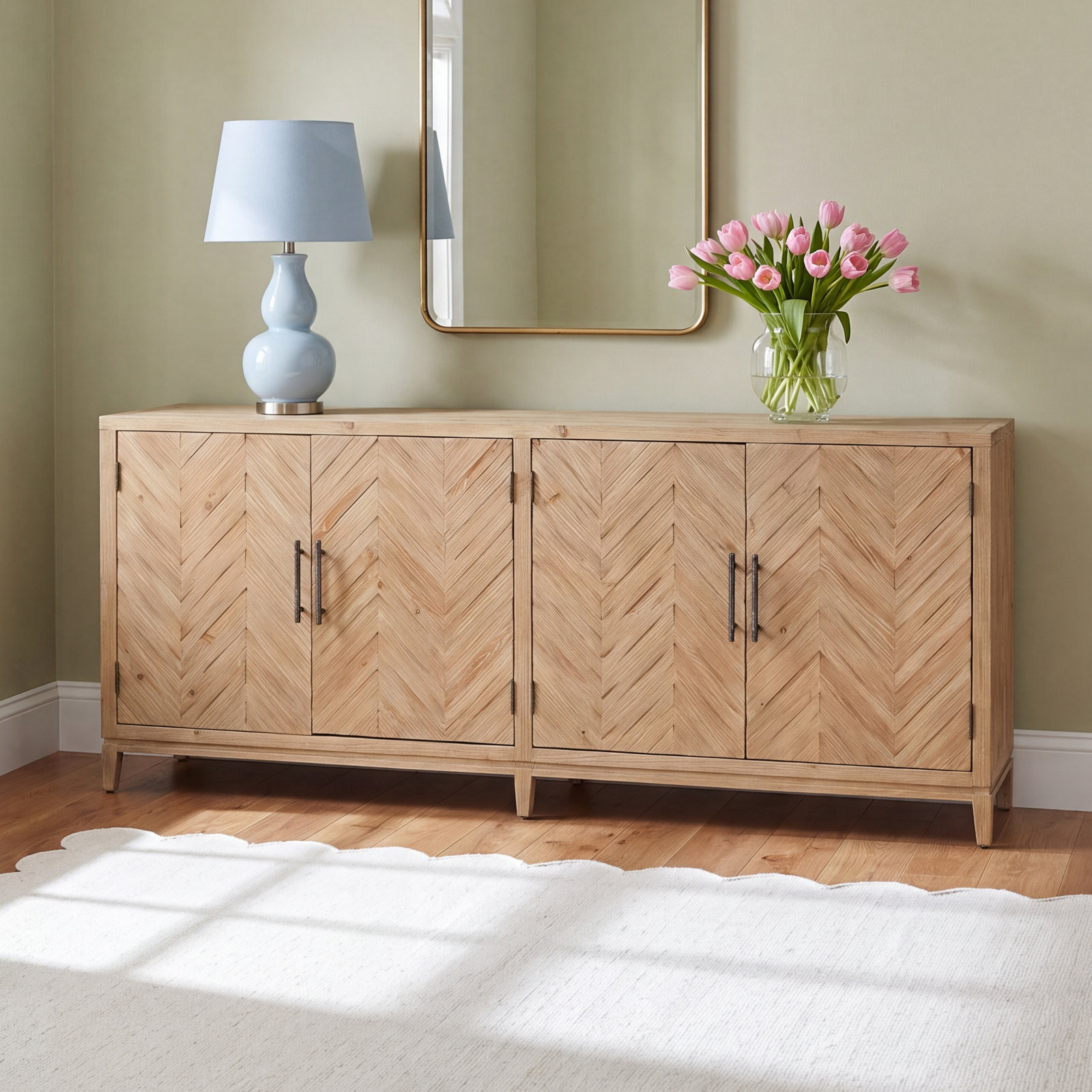 Pine Sideboard Table