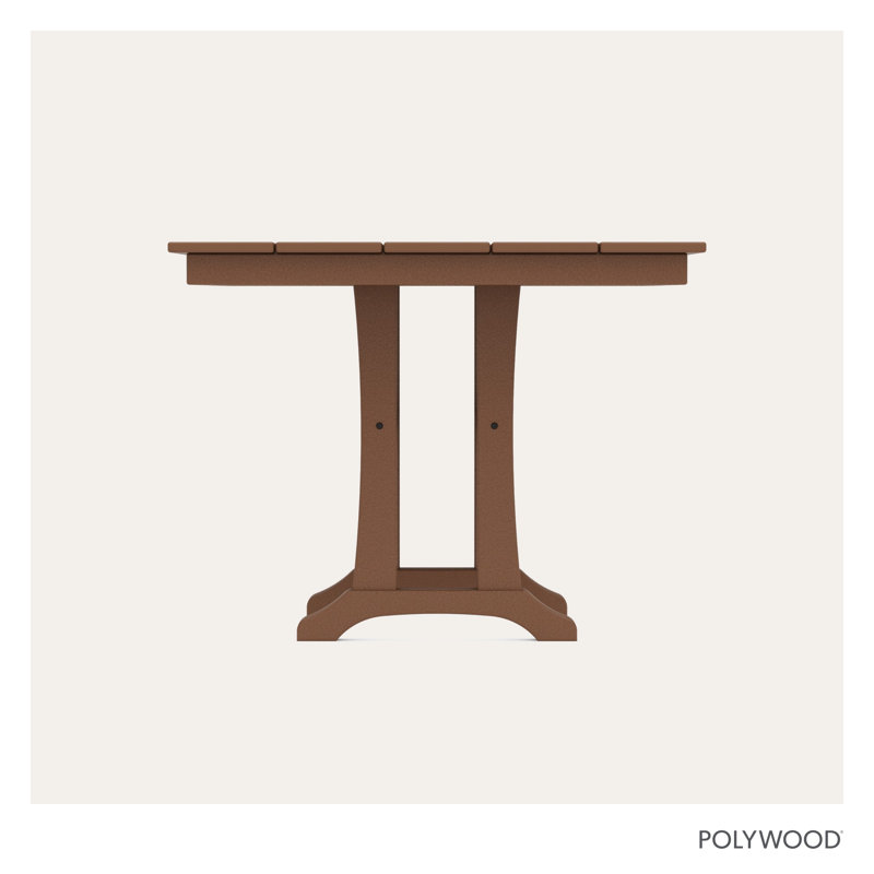 Farmhouse Trestle Dining Table, Teak