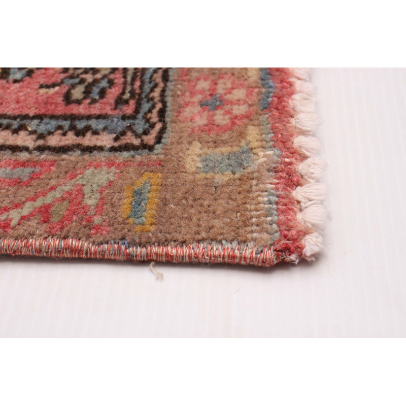 Tapis unique en laine de 9 pi 3 po x 12 pi 8 po Waheeda