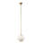Camber 1 - Light Antique Brass Sphere Pendant-111883210