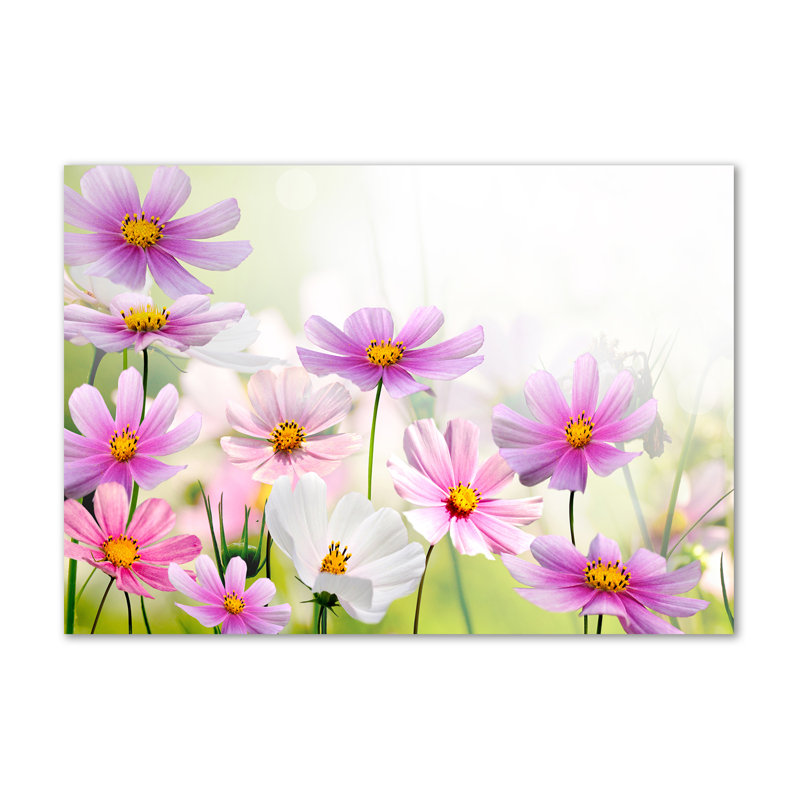 Flowers On The Meadow - Wrapped Canvas Print