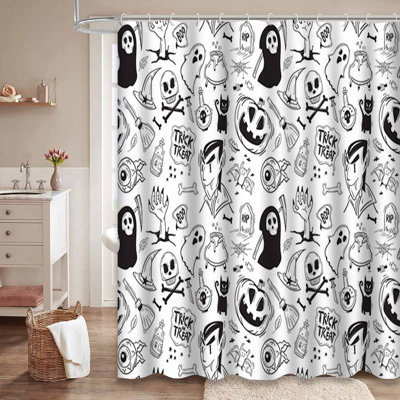 Rideau de douche Halloween