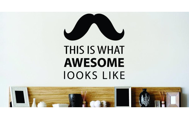 Text & Numbers Non-Wall Damaging Wall Decal