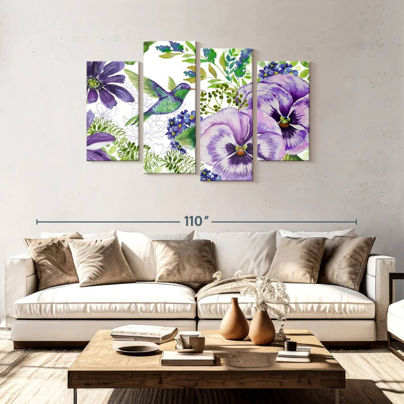 Harnek Purple Passion, 48" H x 75" W