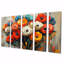 «Vibrant Garden of Ranunculus Flowers» - art mural - ensemble de décoration artistique-1831408364