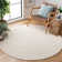 Natura Solid Color Area Rug In Ivory