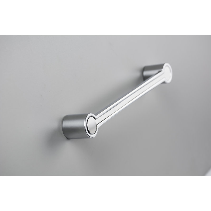 Polished Chrome Modern 7" Bar Pull with Mounting Hardware