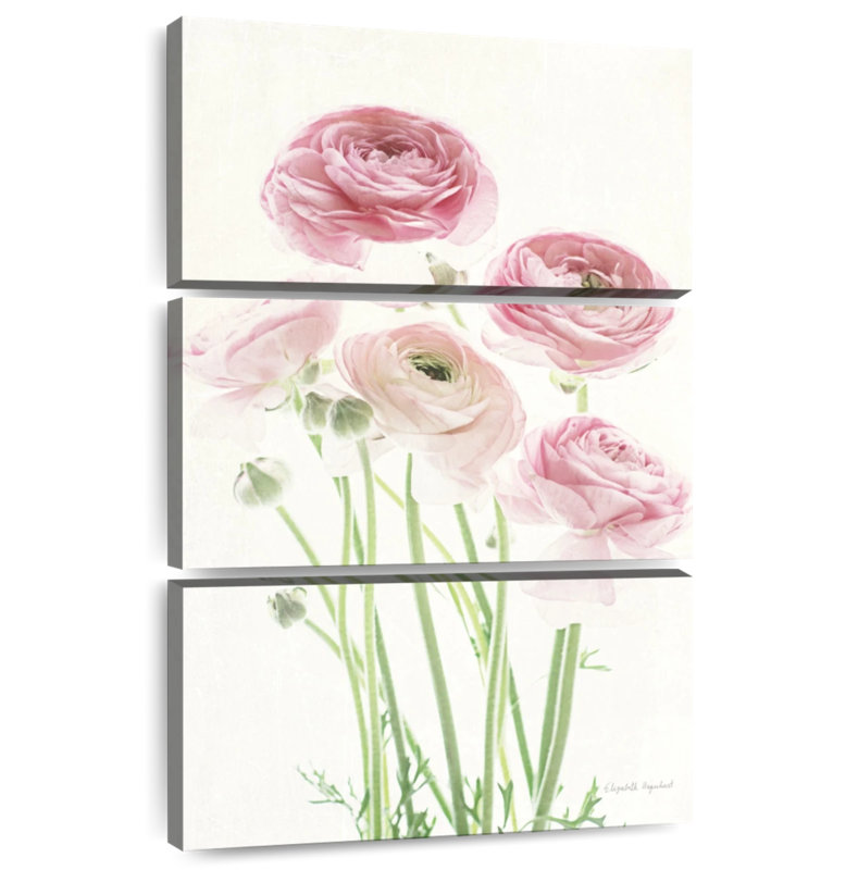 Harnek floral clair et vif V, H 45 po x l 28 po