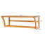 Antionette 60 cm L Wall Mounted Towel Rack
