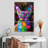 Brampt Sphynx Cat Multicolored Abstract-108611227