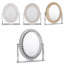 Preas Glass Round Floor Mirror