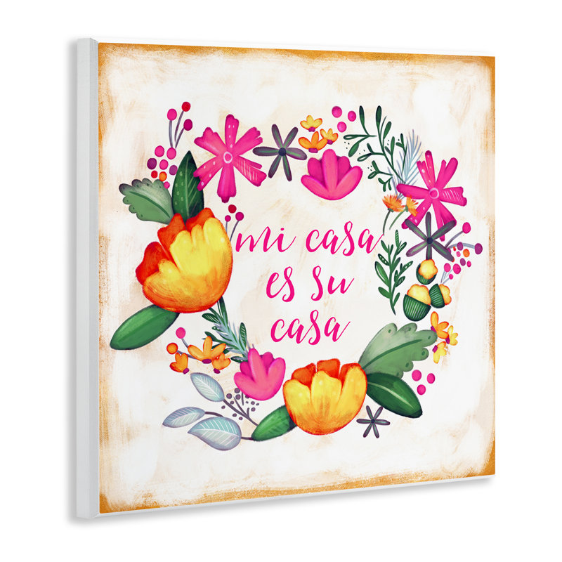 «Floral My House Your House», art mural espagnol par Josefina