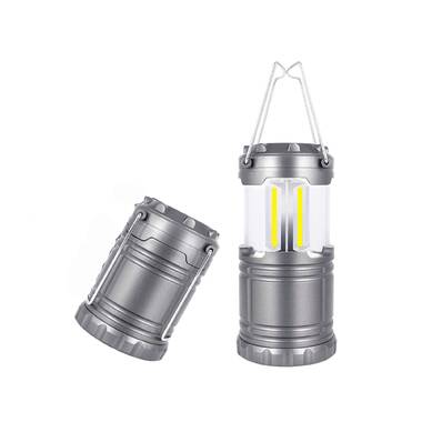 Ascher 7.4'' Battery Powered Integrated LED Color Changing Outdoor Lantern