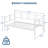 Twin Daybed with Trundle, Sturdy Metal Day Bed with Steel Slat Support, Trundle Bed Twin with Arched Headboard, 6 Casters for Easy Mobility, SofaBed for Living Room, Bedroom and Guest Room-758616612