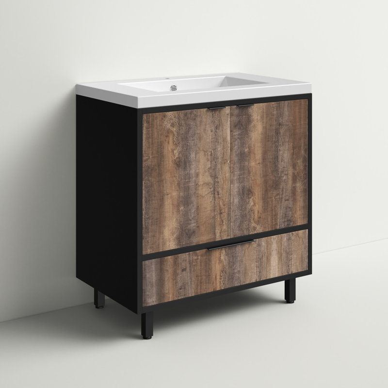 London 30'' Single Bathroom Vanity with Cultured Marble Top