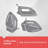 Black+decker Elite Pro-series Steam Iron, 6 Settings 1700 Watt, Navy