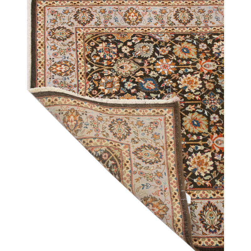 Carlotta One-of-a-Kind 4'1" X 6'1" New Age Wool Area Rug in Chocolate