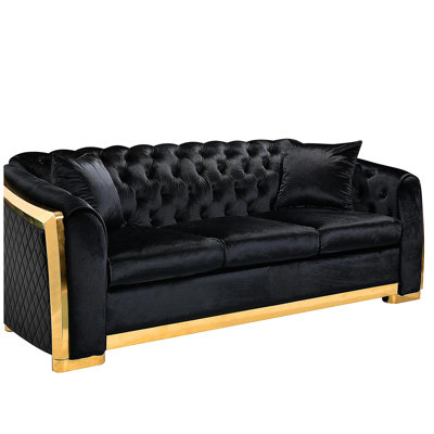 Ensemble de canapé Chesterfield Velvet Luxury
