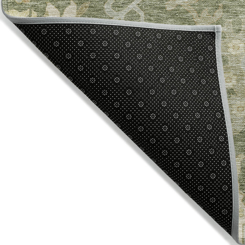 Tapis vert lavable intérieur / extérieur Louis , 5 pi x 7 pi 6 po