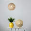 25cm H Metal Round Pendant Shade ( Screw On ) in Cream