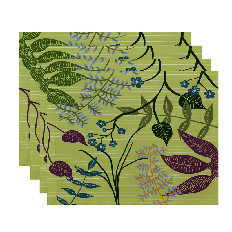 Ensemble de napperons 4 pièces Slezak, Vert