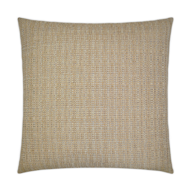 Jackie O Reversible Throw Pillow, Sisal, Square 22"