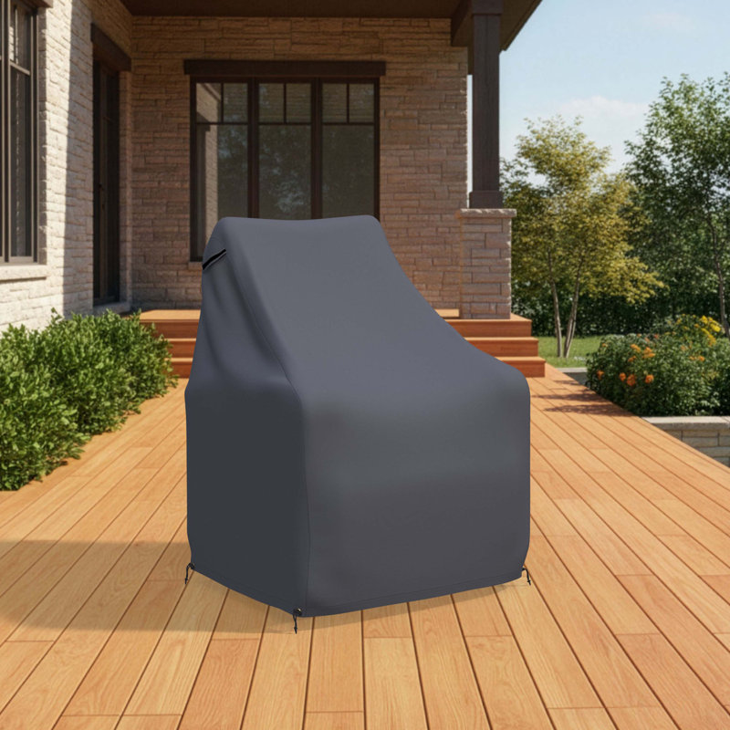 Outdoor 360° Swivel Rattan Recliner Chair Patio Cover