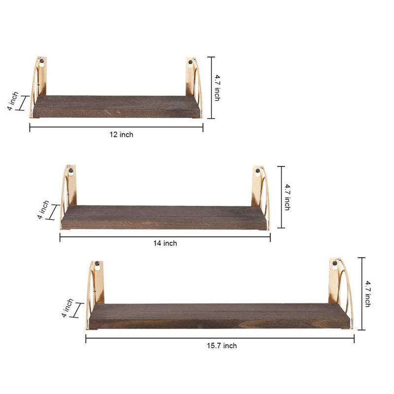 3 Piece Floating Shelf