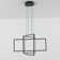 Vollmer 3-Light Dimmable LED Square/Rectangle Chandelier