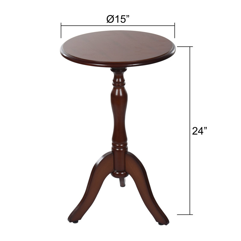 Table d'appoint Harbour Breeze, Brun acajou