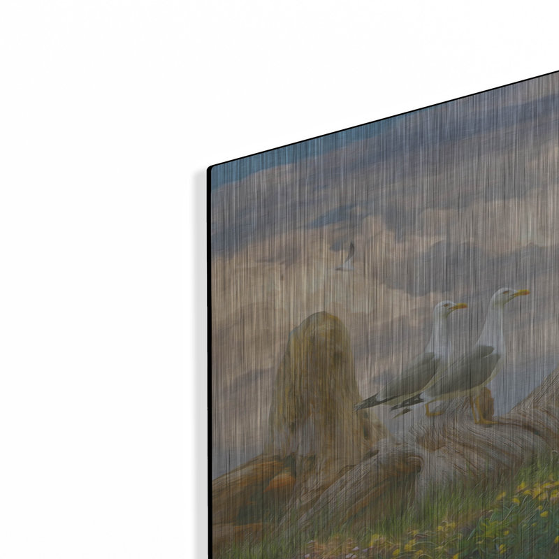 «Beach Lookouts» par Steve Hunziker OOB, H 24 po x l 48 po