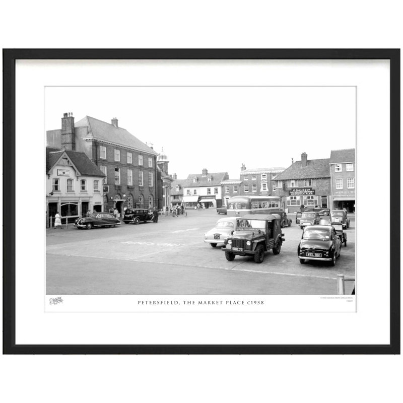 Petersfield, The Market Place C1958 by Francis Frith - Single Picture Frame Print, 40cm H x 50cm W x 2.3cm D