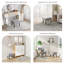 Tabouret d'appoint en bois manufacturé-1805476321