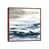 Classic Brown Wood Floater Framed