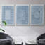 Elements For Design I, ensemble de 3 toiles encadrées-97795204-97795206