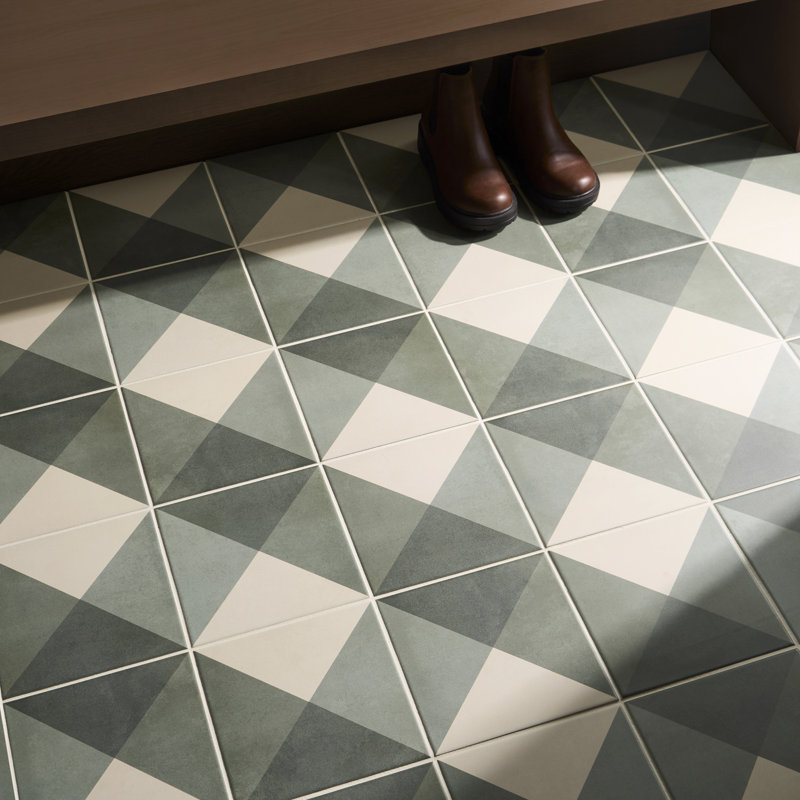 Art Geo By Elizabeth Sutton 7.87 In. X 7.87 In. Matte Porcelain Floor And Wall Tile (10.76 Sq. Ft. / Case)