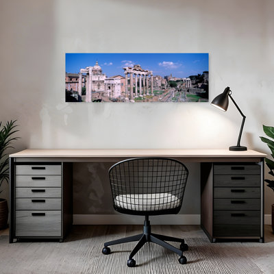 Roman Forum Rome Italy 1 Piece Wrapped Canvas Panoramic Wall Art