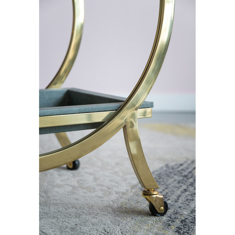 Metal Bar Cart, Grey